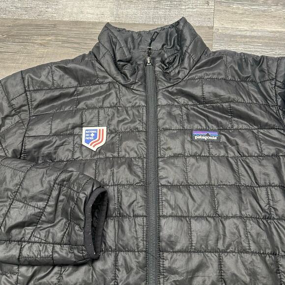 Patagonia Nano National Ski Patrol Patch Black‎ Mens S Primaloft Puffer Jacket - Picture 1 of 10